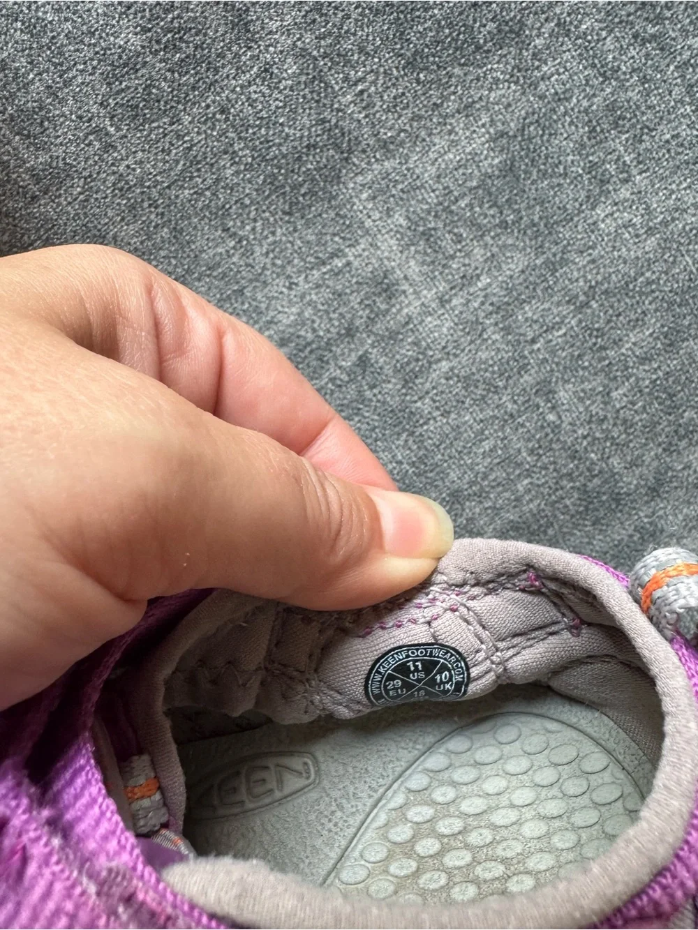 Keen Kids Pink/Purple Closed-Toe Adventure Sandal